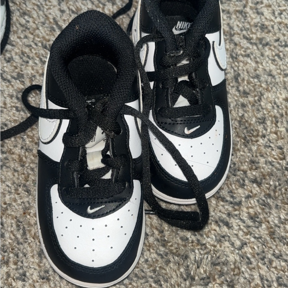 Nike Black and White Retro Sneakers